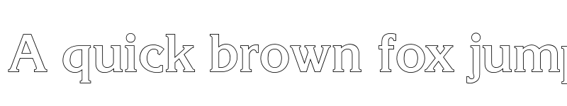 Preview of Korinna Outline Regular