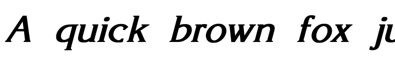 Preview of Korinna_SU Bold Italic