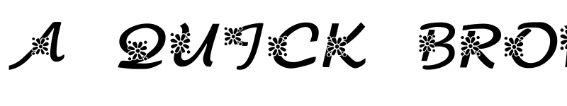 Preview of KR Floral Script Regular