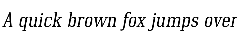 Preview of Krasivyi Regular Italic