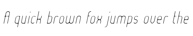 Preview of Lady Ice - Extra Light Italic