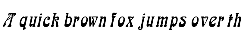 Preview of LaliqueCondensed Italic