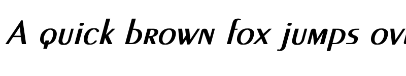 Preview of Larwell-Light Bold Italic