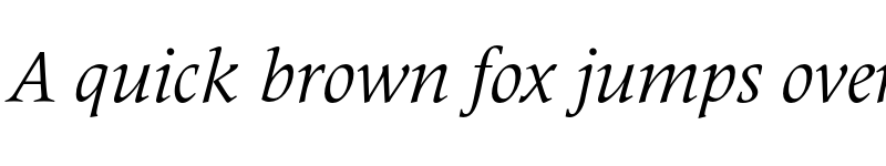 Preview of Latin 725 Italic