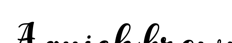 Preview of Laughel Script Italic Regular