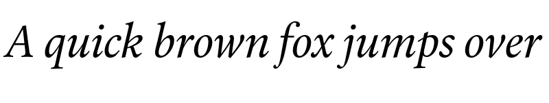 Preview of Laurentian Std Italic