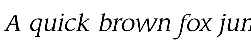 Preview of Leawood Book Italic