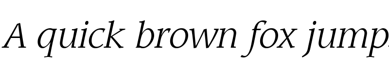 Preview of Leawood LT Book Italic