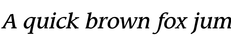 Preview of Leawood LT Medium Italic