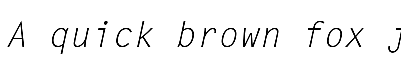 Preview of Letter Becker Regular Italic