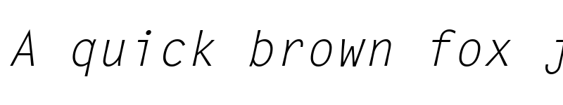 Preview of LetterGotLReg Italic