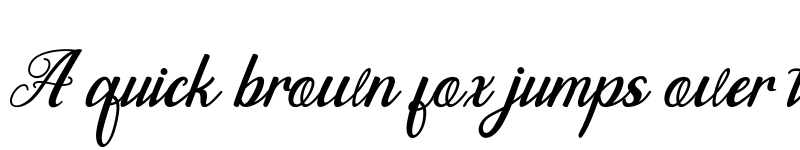 Preview of Lettering script Regular