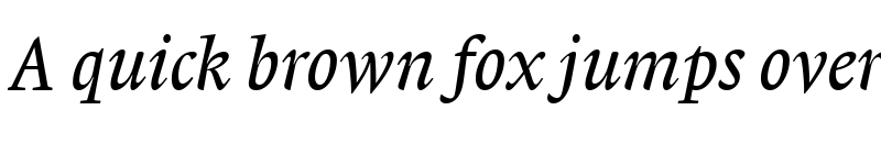 Preview of Lexicon No1 Italic A Tab