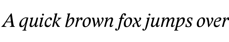 Preview of Lido STF CE Regular Italic