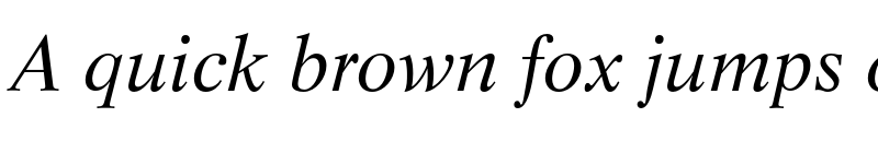 Preview of Life LT Std Italic