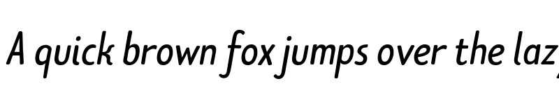 Preview of Limes Sans Italic