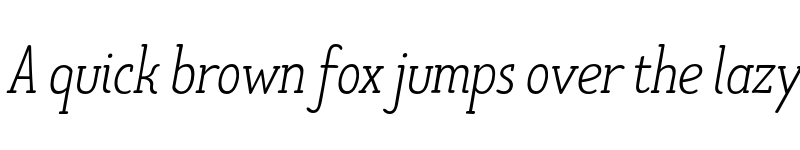 Preview of Limes Slab Light Italic