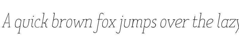 Preview of Limes Slab Thin Italic