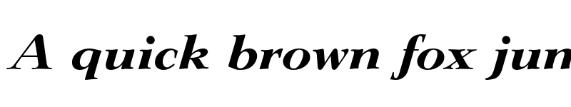 Preview of LingwoodEF Bold Italic