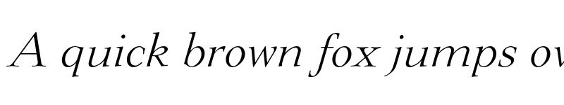 Preview of LingwoodEF Light Italic