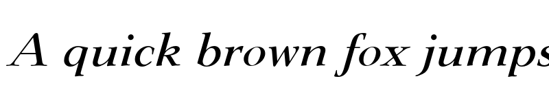 Preview of LingwoodEF Medium Italic