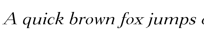 Preview of LingwoodEF Regular Italic