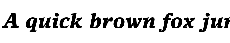 Preview of LinoLetter Black Italic