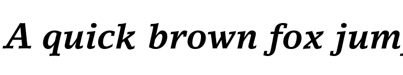 Preview of LinoLetter Bold Italic