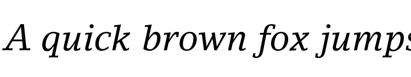 Preview of LinoLetter Italic