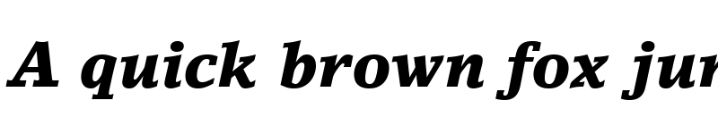 Preview of LinoLetter LT Medium Bold Italic