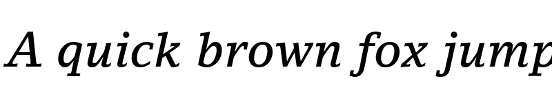 Preview of LinoLetter LT Medium Italic