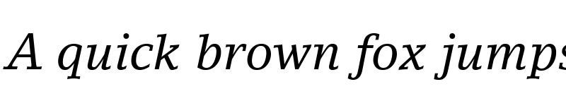 Preview of LinoLetter LT Roman Italic