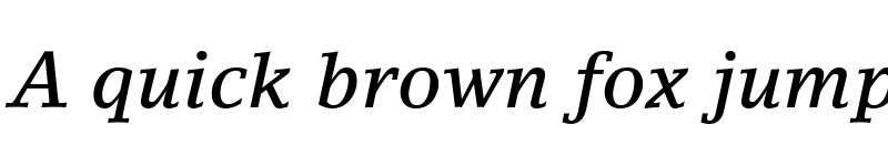 Preview of LinoLetter MediumOsF Italic