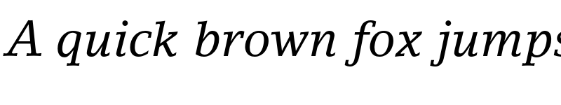 Preview of LinoLetter Std Italic