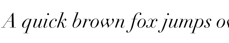 Preview of Linotype Didot Italic