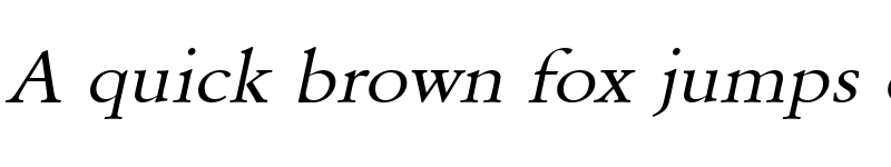 Preview of LionelBeckerExtended Italic