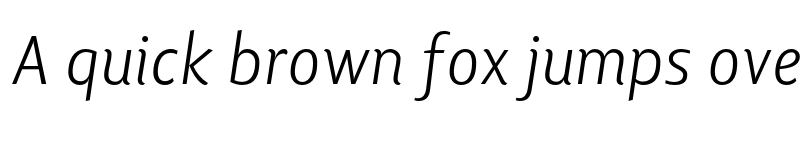 Preview of Lisboa LF Light Italic