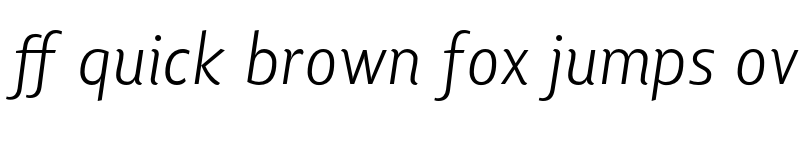 Preview of Lisboa Ligatures Light Italic