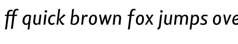 Preview of Lisboa Sans Ligatures Italic