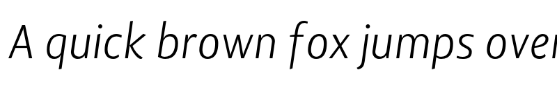 Preview of Lisboa Sans OSF Light Italic