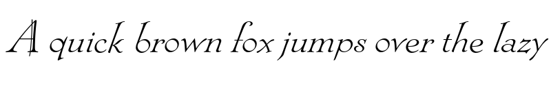 Preview of Locarno Std Light Italic
