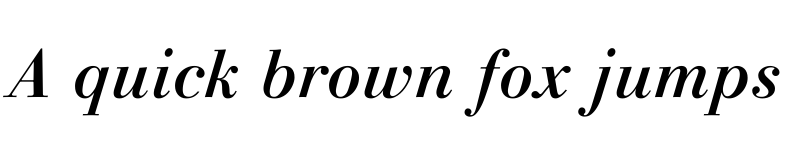 Preview of LTGianotten Medium Italic