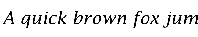 Preview of Lucida Italic