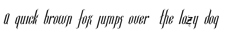 Preview of Luxembourg Italic Italic