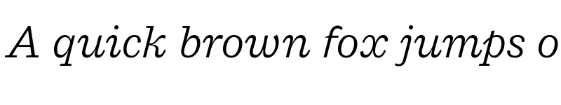 Preview of Macklin Slab Light Italic