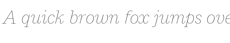 Preview of Macklin Slab Thin Italic