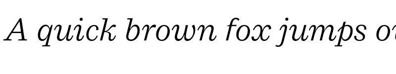 Preview of Macklin Text Light Italic