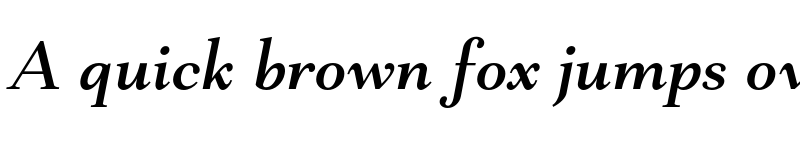 Preview of Mantonico Medium Italic