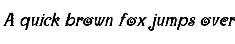 Preview of Maraca Extrabold Italic