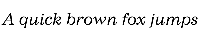 Preview of Mariam Becker Light Italic